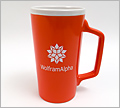Orange Stoneware Wolfram|Alpha Mug