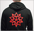 Wolfram Spikey Front-Zip Hoodie